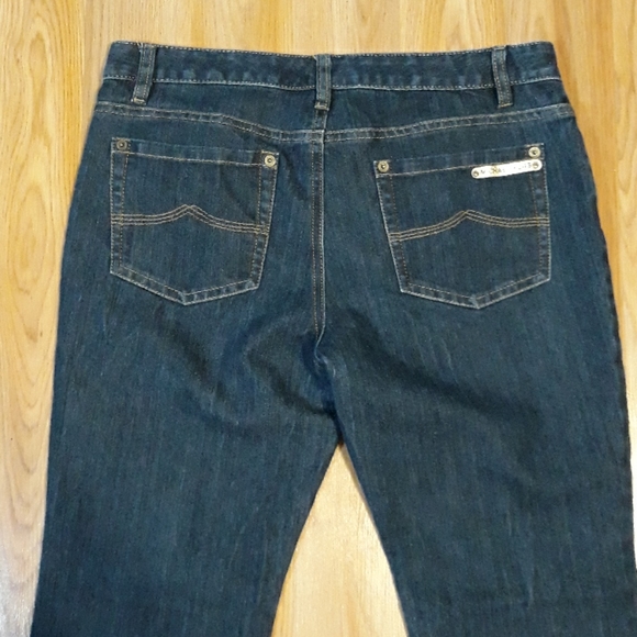 Michael Kors boot cut blue jeans size 8 - Picture 3 of 5